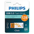 philips click series 128gb usb 32 type c flash drive otg sunrise orange fm12fd175b 00 extra photo 3