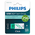 philips click series 256gb usb 32 type c flash drive otg spring green fm25fd175b 00 extra photo 3