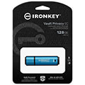 kingston ikvp50 128gb ironkey vault privacy 50 128gb usb 32 encrypted flash drive extra photo 2