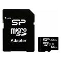 silicon power 64gb micro sdxc uhs i class 10 sd adapter extra photo 1