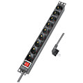 logilink pdu9c02 9x german sockets with switch extra photo 2