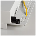 logilink np0041 12 port cat6 10 patch panel light grey extra photo 5