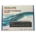 redline rl sp8610e 8 port network switch poe 2uplink extra photo 3