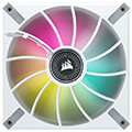 corsair co 9050118 ww fan ml140 elite airguide white rgb extra photo 1