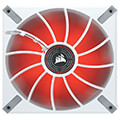 corsair co 9050129 ww fan ml140 elite airguide white red led extra photo 1