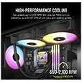 corsair co 9050153 ww icue af120 rgb elite 120mm pwm fan extra photo 2