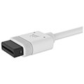 corsair cl 9011132 ww icue link y cable 1x600mm straight angled slim white extra photo 3