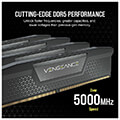 ram corsair cmk32gx5m2b6400c32 vengeance black 32gb 2x16gb ddr5 6400mt s cl32 dual kit extra photo 1