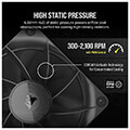 corsair co 9051009 ww rx120 icue link expansion fan 120mm black extra photo 3