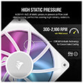 corsair co 9051021 ww rx120 icue link rgb expansion fan 120mm white extra photo 3