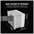 case corsair 2500d airflow dual chamber tempered glass midi tower white extra photo 5