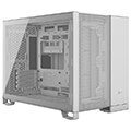case corsair 2500d airflow dual chamber tempered glass midi tower white extra photo 8