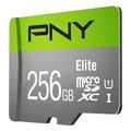 pny elite micro sdxc 256gb u1 with adapter psdu256v11100el ge extra photo 3