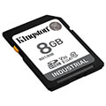 kingston sdit 8gb 8gb industrial pslc sdhc memory card uhs i u3 v30 a1 tls nand extra photo 1