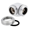 corsair hydro x fitting hard xf 90 angled chrome 2 pack 14mm od compression extra photo 2