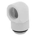 corsair hydro x fitting adapter xf 90 angled rotary glossy white 2 pack extra photo 2