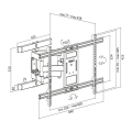 logilink bp0115 tv wall mount 4390 tilt swivel level adjustment extra photo 3