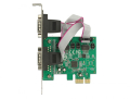 delock 89641 pci express card to 2 x serial rs 232 high speed 921k with voltage supply extra photo 2