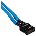 corsair diy cable premium sleeved i o cable extension kit blue extra photo 2