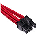 corsair diy cable premium individually sleeved pcie cable type4 gen4 red extra photo 1