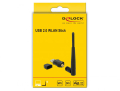 delock 12462 usb 20 dual band wlan ac a b g n stick 433 150 mbps with external antenna extra photo 2