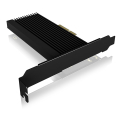 raidsonic icy box ib pci208 hs pcie card with m2 m key socket for an nvme ssd extra photo 2