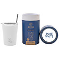 estia 01 12434 coffee mug save the aegean 350ml potiri thermos me kalamaki frost white extra photo 1