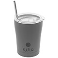 estia 01 12441 coffee mug save the aegean 350ml potiri thermos me kalamaki grey matte extra photo 2