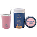 estia 01 12472 coffee mug save the aegean 350ml potiri thermos me kalamaki baby pink extra photo 1