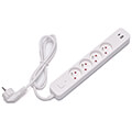 savio lz 11 surge protector 4 sockets with usb a qc30 and usb c pd 18w 15m extra photo 1