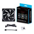 lian li uni fan sl 120 v2 reverse blade sl120v2 black argb pwm case fan 1pcs no controller extra photo 4