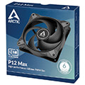 fan arctic p12 max black 120mm 4 pin dual ball bearing extra photo 3