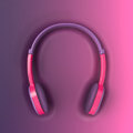 hama 177014 kids on ear stereo headphones purple pink extra photo 6