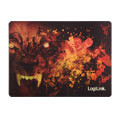 logilink id0141 ultra thin glimmer gaming mousepad wolf design extra photo 1