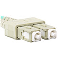 lanberg fiber optic patchcord mm sc upc sc upc duplex lszh om3 50 125 30mm 1m aqua extra photo 3