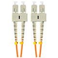 lanberg fiber optic patchcord mm sc upc sc upc duplex lszh om2 50 125 30mm 2m orange extra photo 2