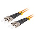 lanberg fiber optic patchcord mm st upc st upc duplex lszh om2 50 125 30mm 1m orange extra photo 2