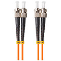 lanberg fiber optic patchcord mm st upc st upc duplex lszh om2 50 125 30mm 5m orange extra photo 1