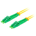 lanberg fiber optic patchcord sm lc apc lc apc duplex lszh g657a1 30mm 2m yellow extra photo 2