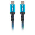 lanberg usb c m m 40 cable 100w 8k 30hz 12m black blue extra photo 3