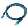 lanberg usb c m m 40 cable 100w 8k 30hz 12m black blue extra photo 5