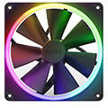 nzxt f140 rgb 140mm black fan extra photo 1