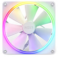 nzxt f140 rgb 140mm white fan extra photo 1