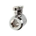 bitspower shutoff valve 1 4 inch silver handle silver shining extra photo 1