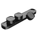 baseus peas cable clip magnetic organizer for cables black extra photo 1