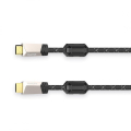 hama 205025 premium hdmi cable with ethernet plug plug ferrite metal 15 m extra photo 1