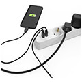 hama 133758 power strip 5 way usb c usb a socket pd quick charge max 18w ws extra photo 6