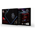 gembird mp gameled m gaming mouse pad with led light effect m size extra photo 1