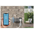 hama 176624 outdoor wlan socket without hub voice and app control 2300w 10a gr extra photo 6