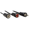 hama 205112 audio cable 35 mm jack plug 2 rca plugs stereo 50 m extra photo 1